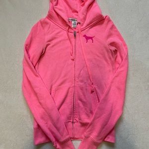 SOLD Victoria’s Secret PINK 🐾 Zip-Up Hoodie 💕